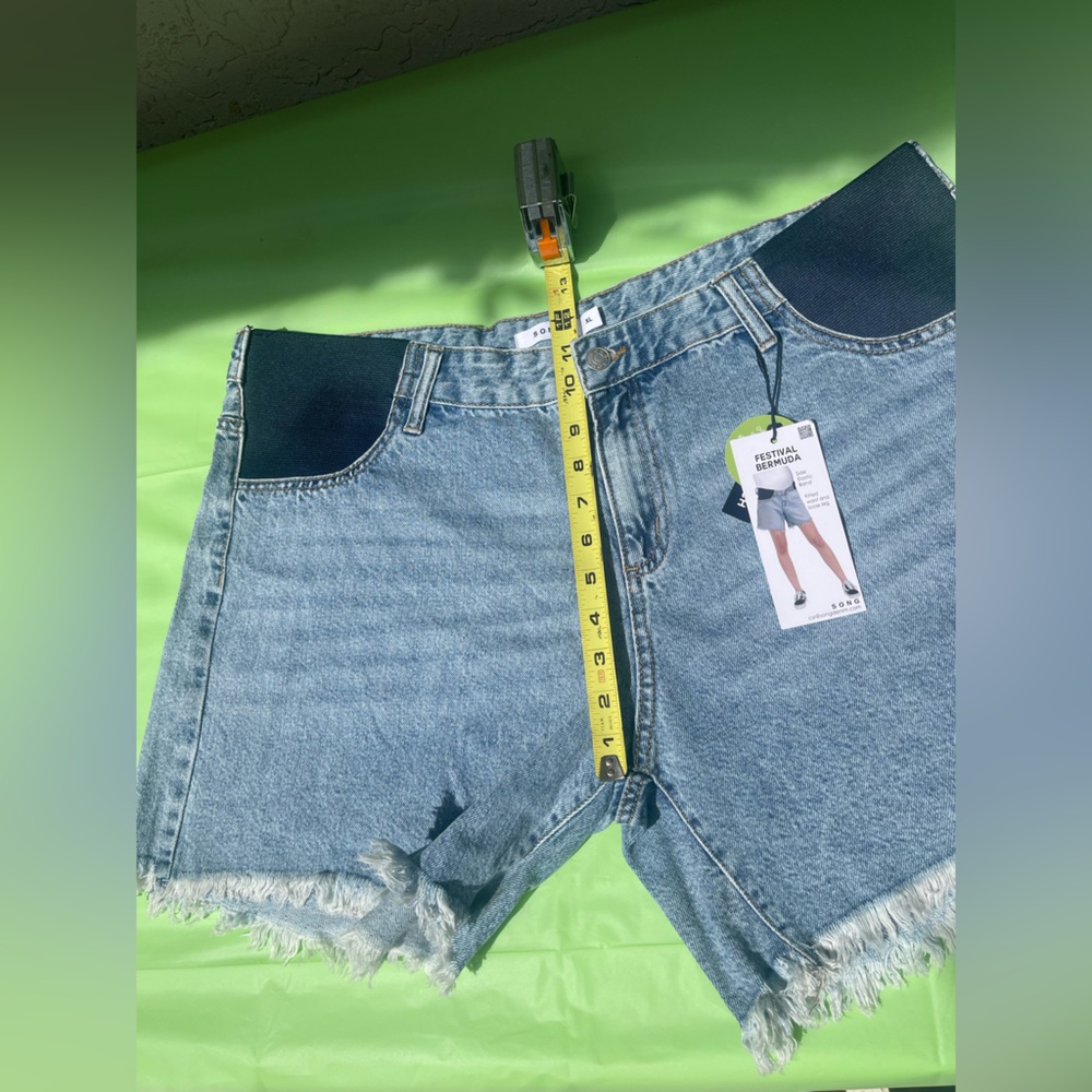 Maternity Bermuda Denim Shorts size XL - Picture 13 of 16